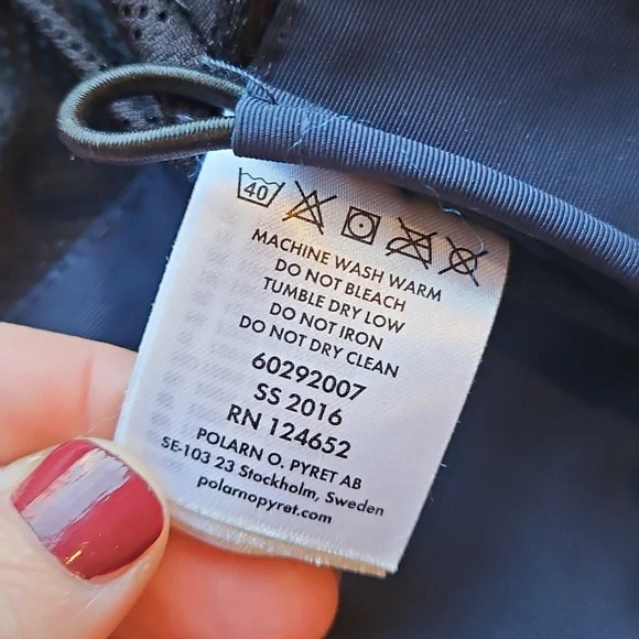 Polarn O. Pyret Pink & Blue All Weather Outdoor Utility Jacket 104 3-4Y - Picture 6 of 10